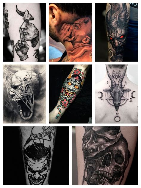 Tatuajes del diablo en el brazo